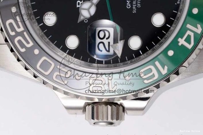 0409 HighQuality GMT Master II 126720 VTNR 904L SS Clean Factory 1:1 Best Edition on Oyster Bracelet VR3186 CHS 2375